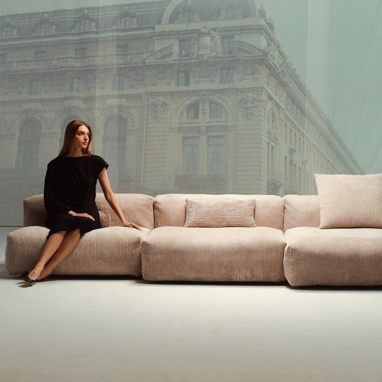 Modular sofa element Pique - 84x63