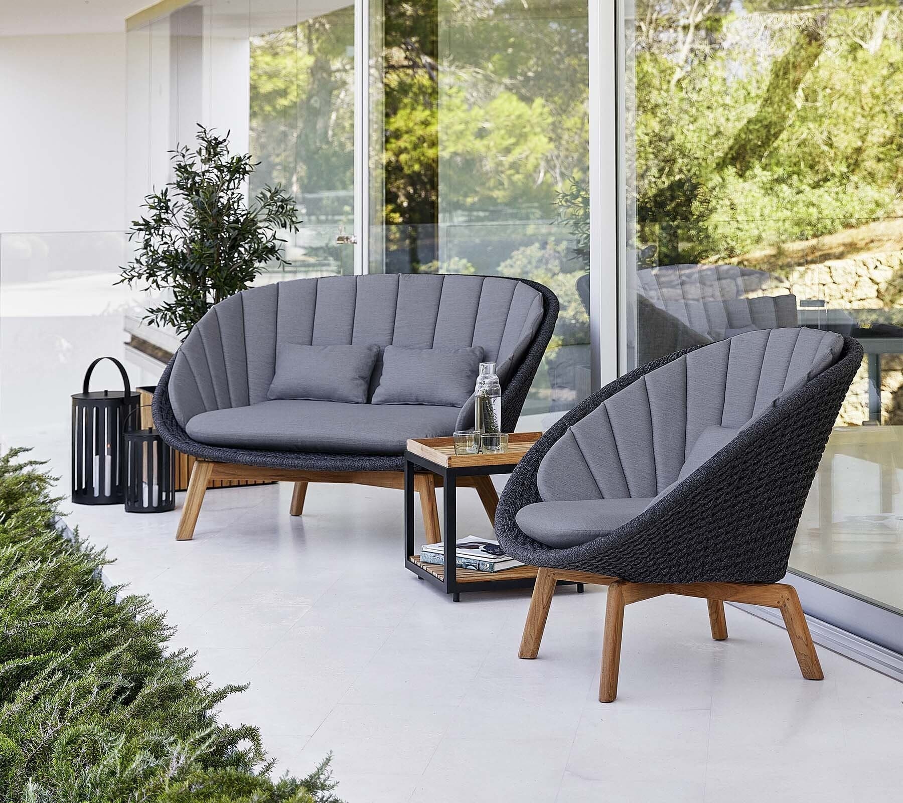 Fauteuil lounge PEACOCK