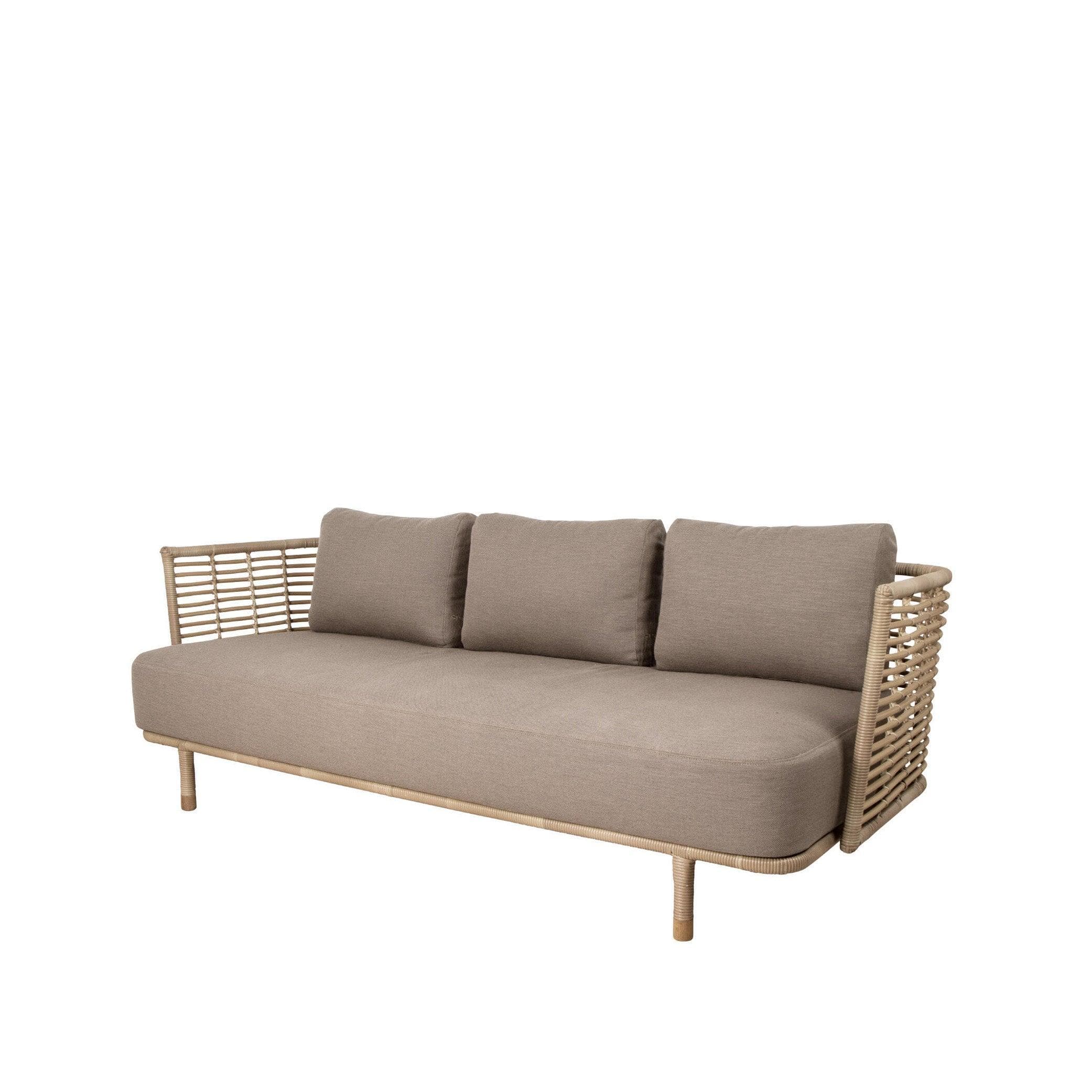 Cane-line SENSE Sofa 3-Sitzer mit Kissen-Set - Original Homestories