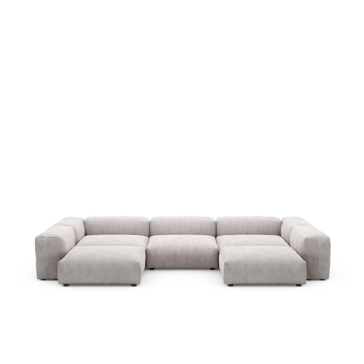 Modulares Sofa U-förmig Cord Velours - L - Original Homestories